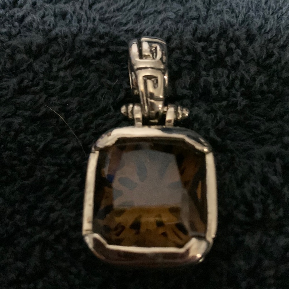 Vintage signed MX necklace pendant